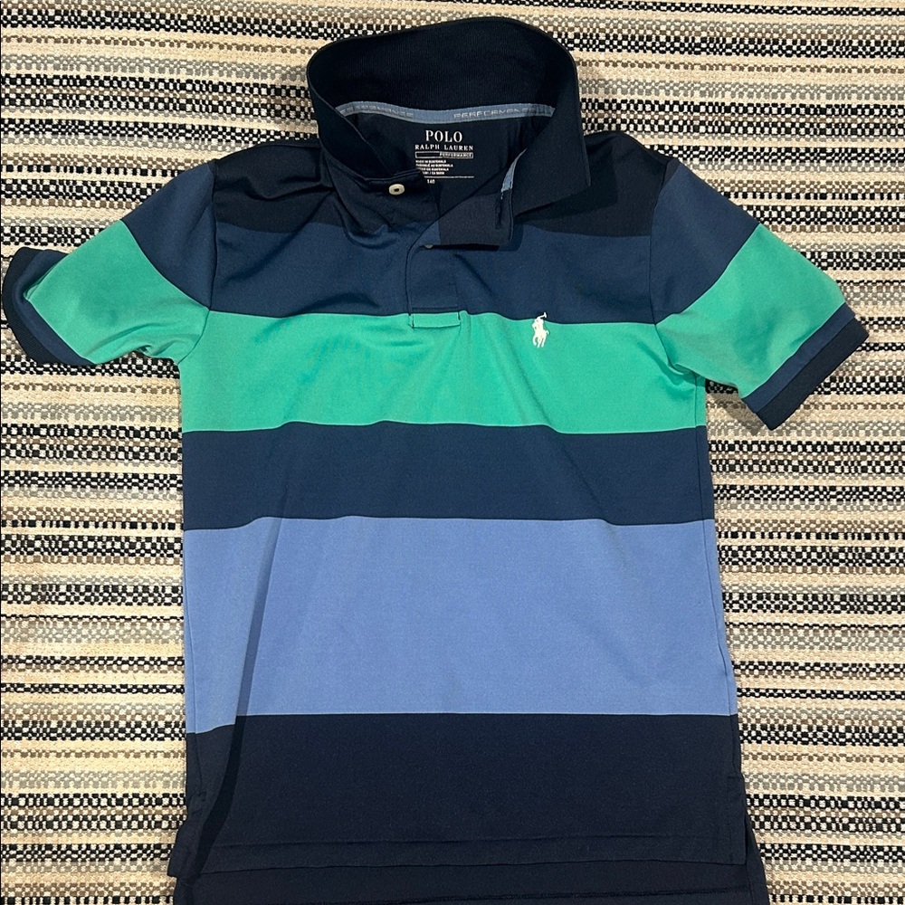Polo by Ralph Lauren Kids Multi-Blue Striped Polo
